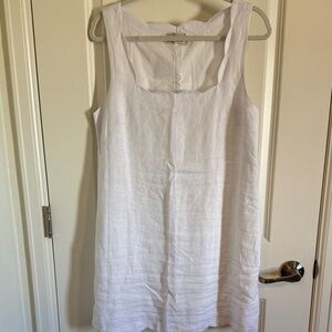 EU. Abercrombie & Fitch White Linen Dress